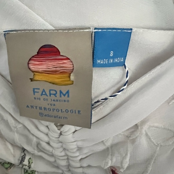 Farm Rio for Anthropologie Quintana Floral Applique Maxi Dress Size 8 NWT - Picture 9 of 13